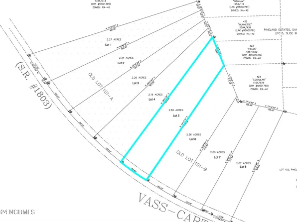 Lot 5 Vass Carthage Road, Carthage, NC 28327