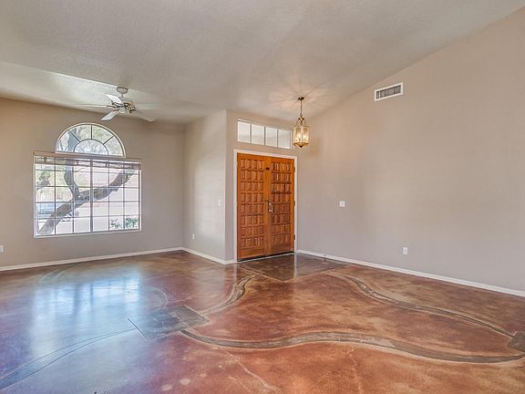 Custom concrete stain flooring