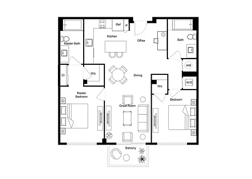 Floor plan B14