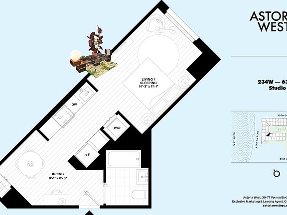 2nd image of 30-77 Vernon Blvd #534W