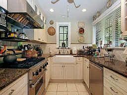Cook's kitchen w/granite, Viking, tumbled marble;