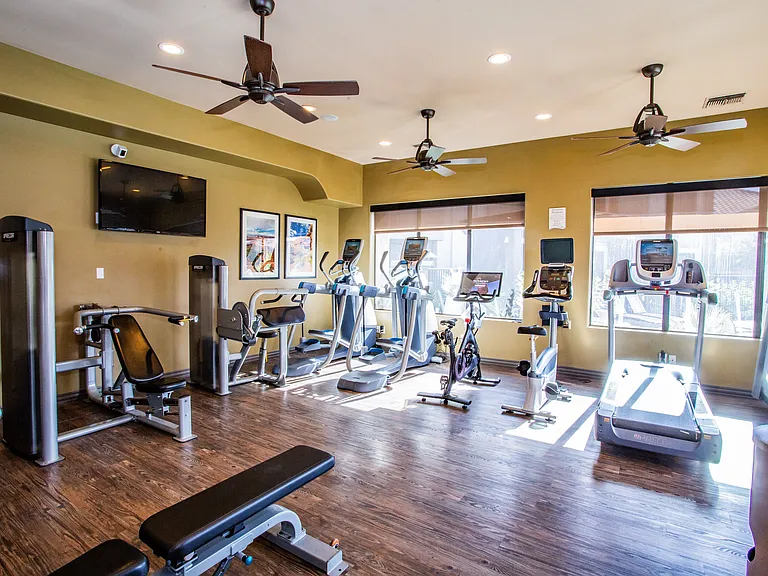Fully Equipped Fitness Center with Peloton Machines