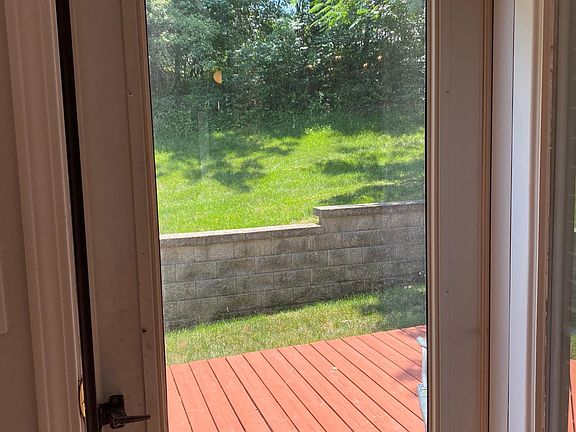 Back deck - backs to woods