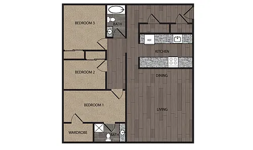 Floor plan Tuscany