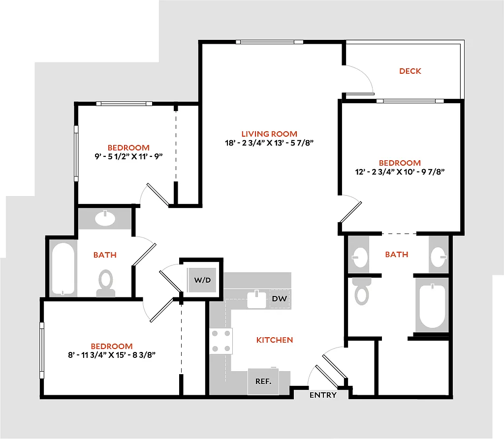 Floor plan Plan 3C