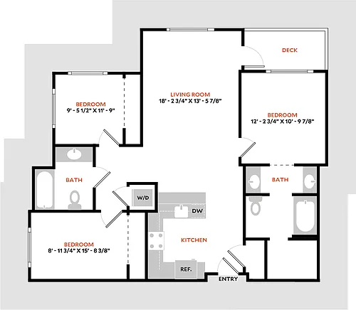 Floor plan Plan 3C