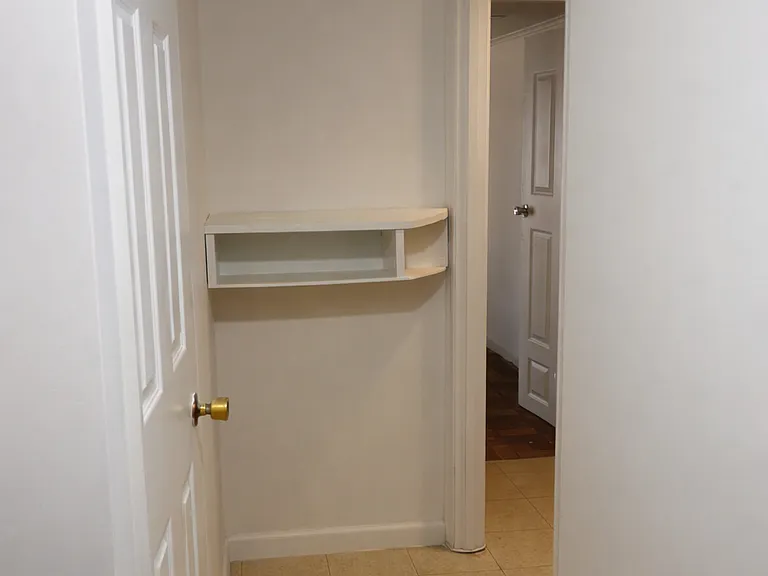 Hallway outside of the bathroom