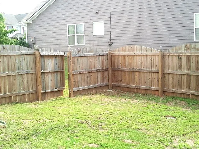 Privacy fenced Back Yard