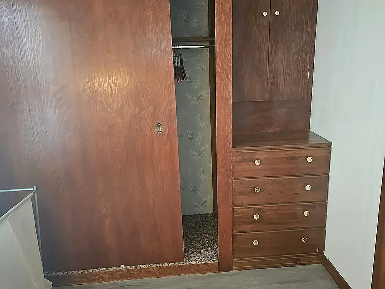Master Closet with built in dresser