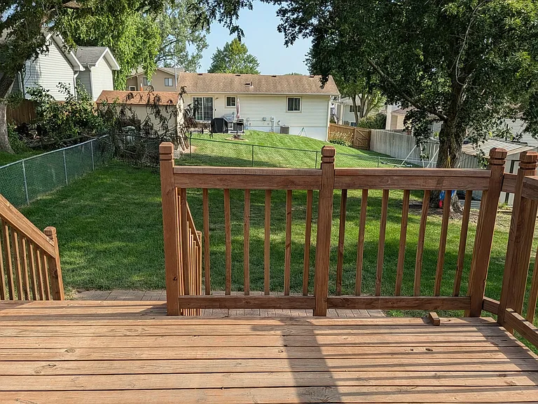 Backyard deck