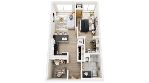 Floor plan Atlantic + Den