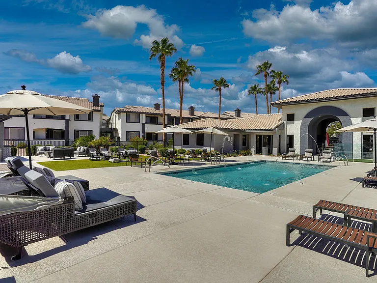 Resort Style Pool with Lounge Seating