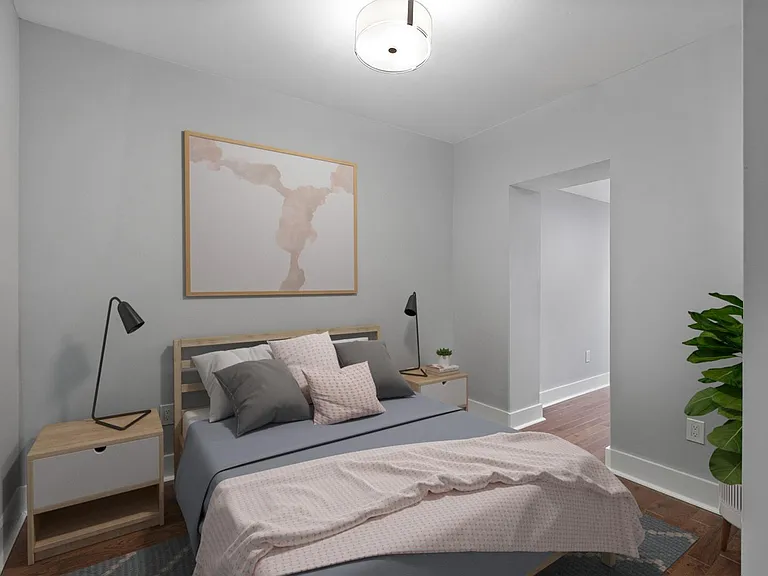 Bedroom 2. This image shows a virtually furnished space. Bedrooms come unfurnished.