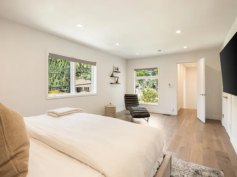 Every bedroom comes with room-darkening shades, Smart TV and plenty of space to unwind.