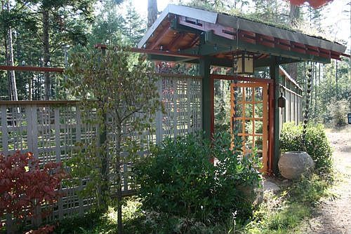 Japanese garden entrance