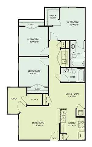 Floor plan C1