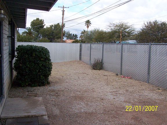 One of the backyards