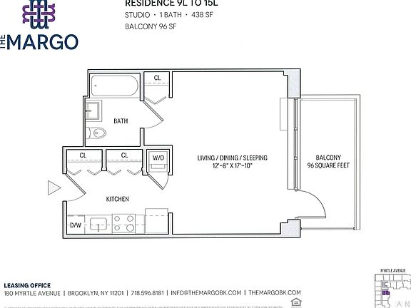 2nd image of 180 Myrtle Ave APT 12L