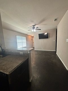 living room from kitchen view