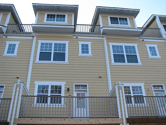 Back of Town Home - Two Decks