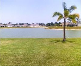 Backyard and lake view