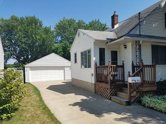 Left Side of Home and Garage
