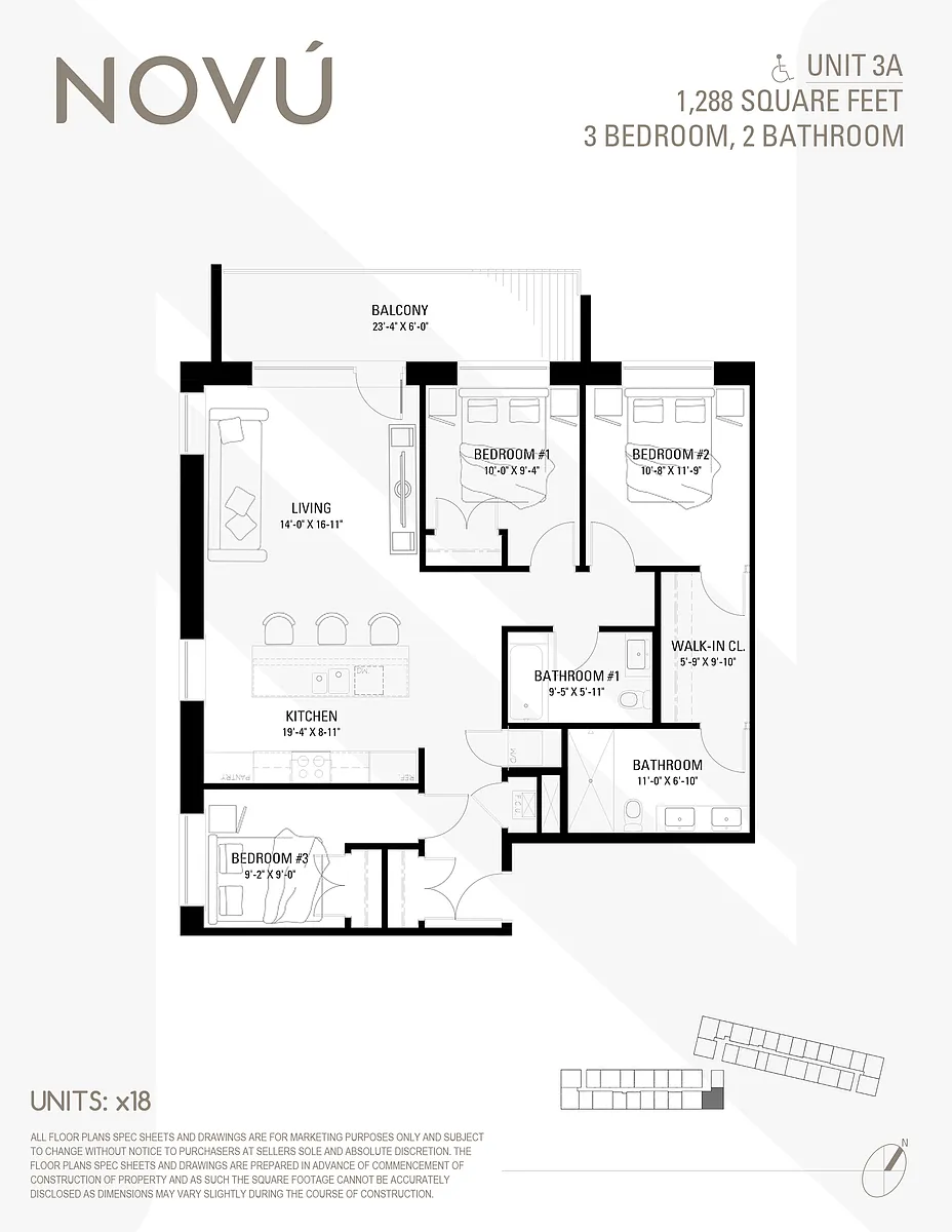 Floor plan 3A