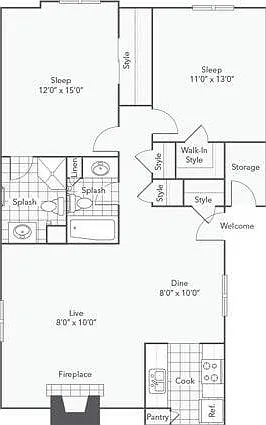 B5 2 Bedroom B5 2 Bedroom