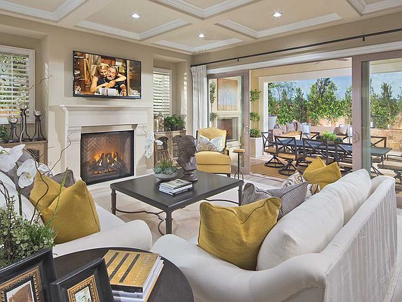 Messina Residence 1 - Great Room with Large Sliding Glass Doors