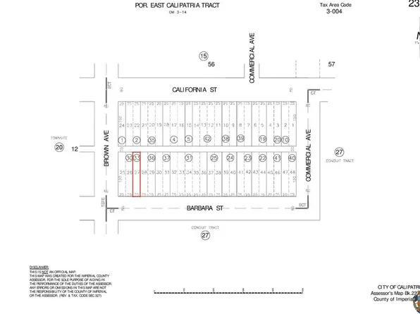 0 E Barbara St, Calipatria, CA 92233