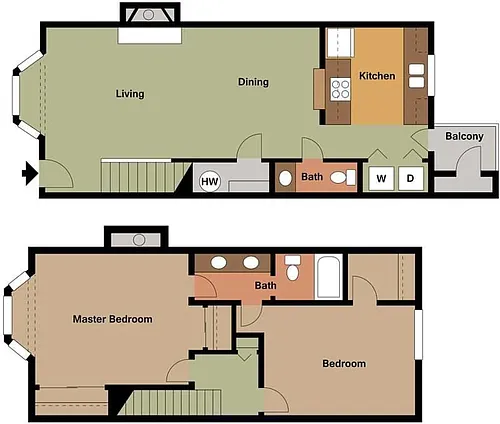Floor plan 2X15