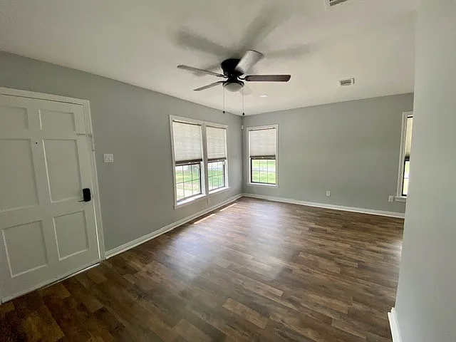 Front door and Living room
