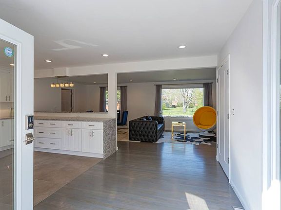 Rear patio looking in 