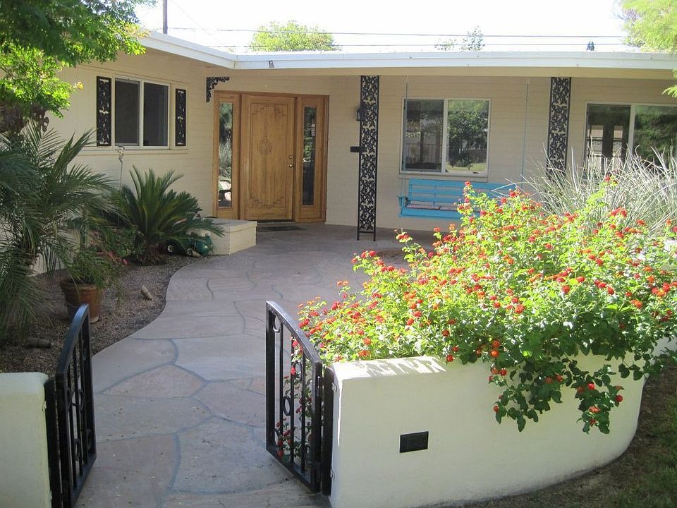 Welcoming front entrance