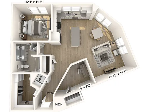 Floor plan A10 - Design Collection I