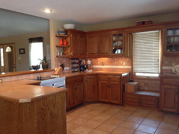 Open kitchen with lots of storage and counter space