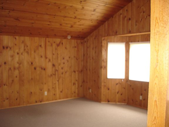 Real pine paneling