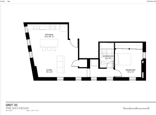 Floor plan 2C
