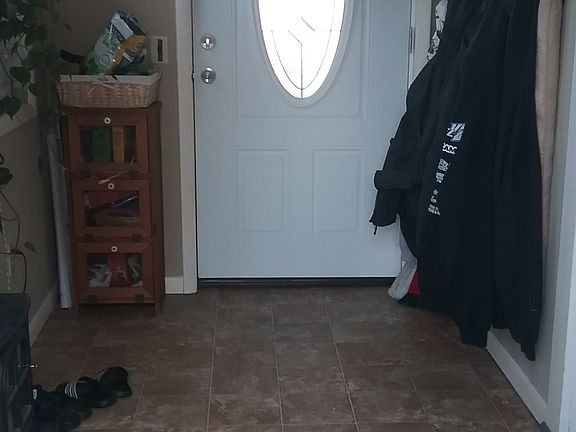 Mudroom area off kitchen