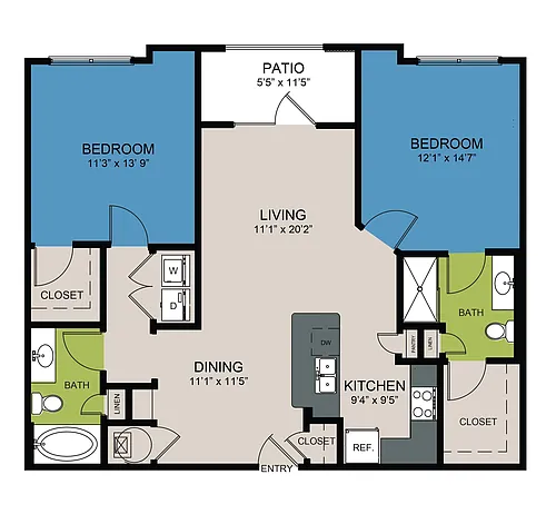 Floor plan B1