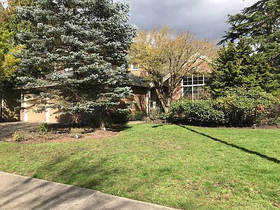 Front face and lawn