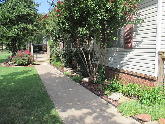 Lush landscaping