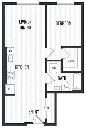 Floor plan 1J