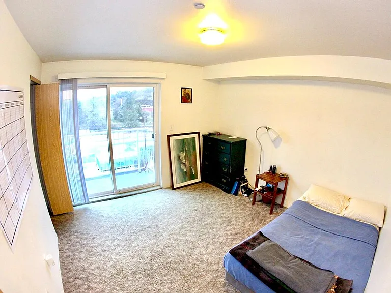 Spacious bedroom (most units have a bedroom balcony)