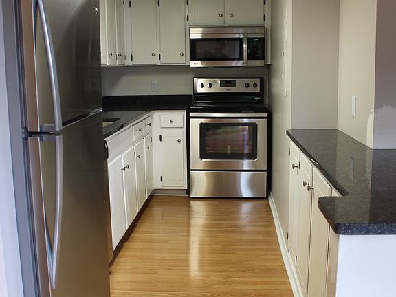 Kitchen with new appliances.