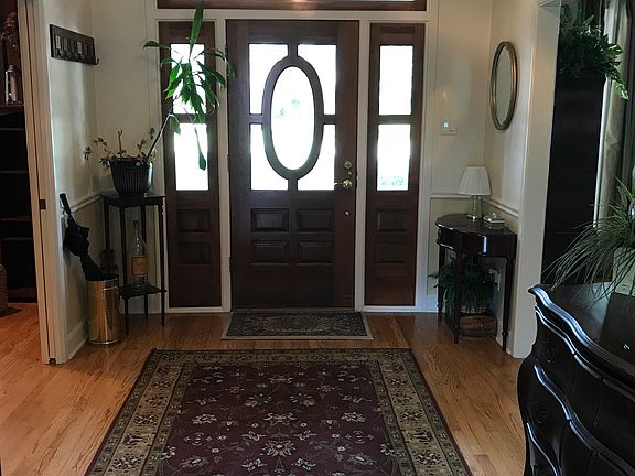 Wood floors in large entry