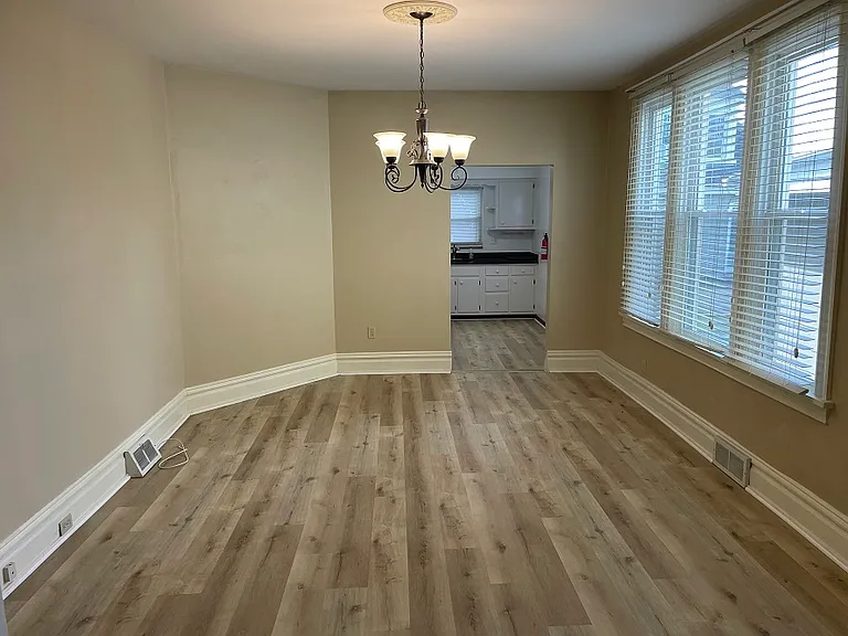 Spacious dining room
