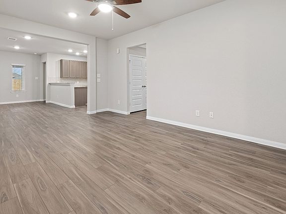 Family Room to Dining and Kitchen