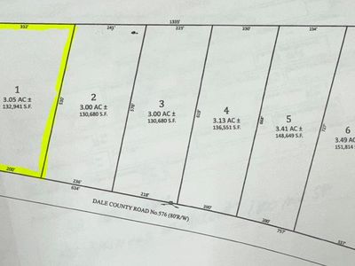 LOT 1 County Rd S #576, Headland, AL, 36345