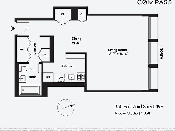 2nd image of 330 E 33rd St APT 19E